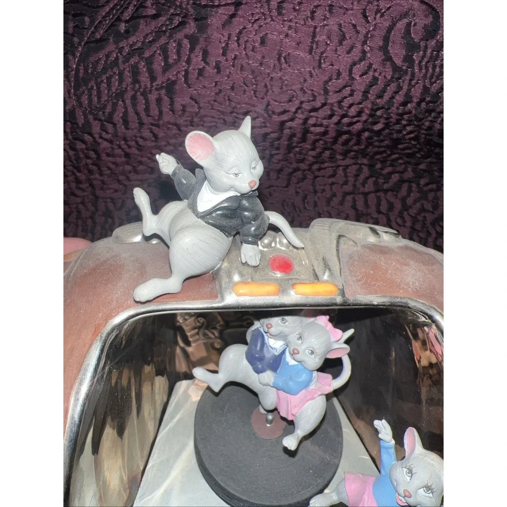 Franklin Mint‎ Jukebox Jamboree Vintage Rock Around The Clock Musical Mice Work